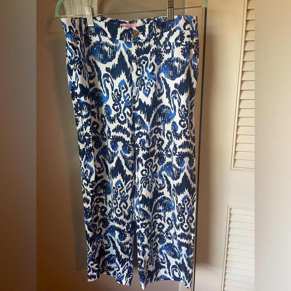 Lilly Pulitzer Wide Leg Pants‎ Size 4.